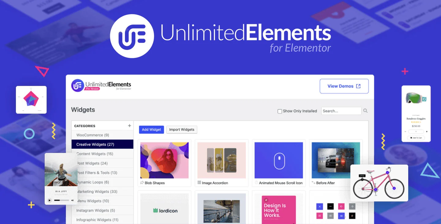 Unlimited Elements Pro 高级功能扩展Elementor插件 WordPress插件-ABC吧